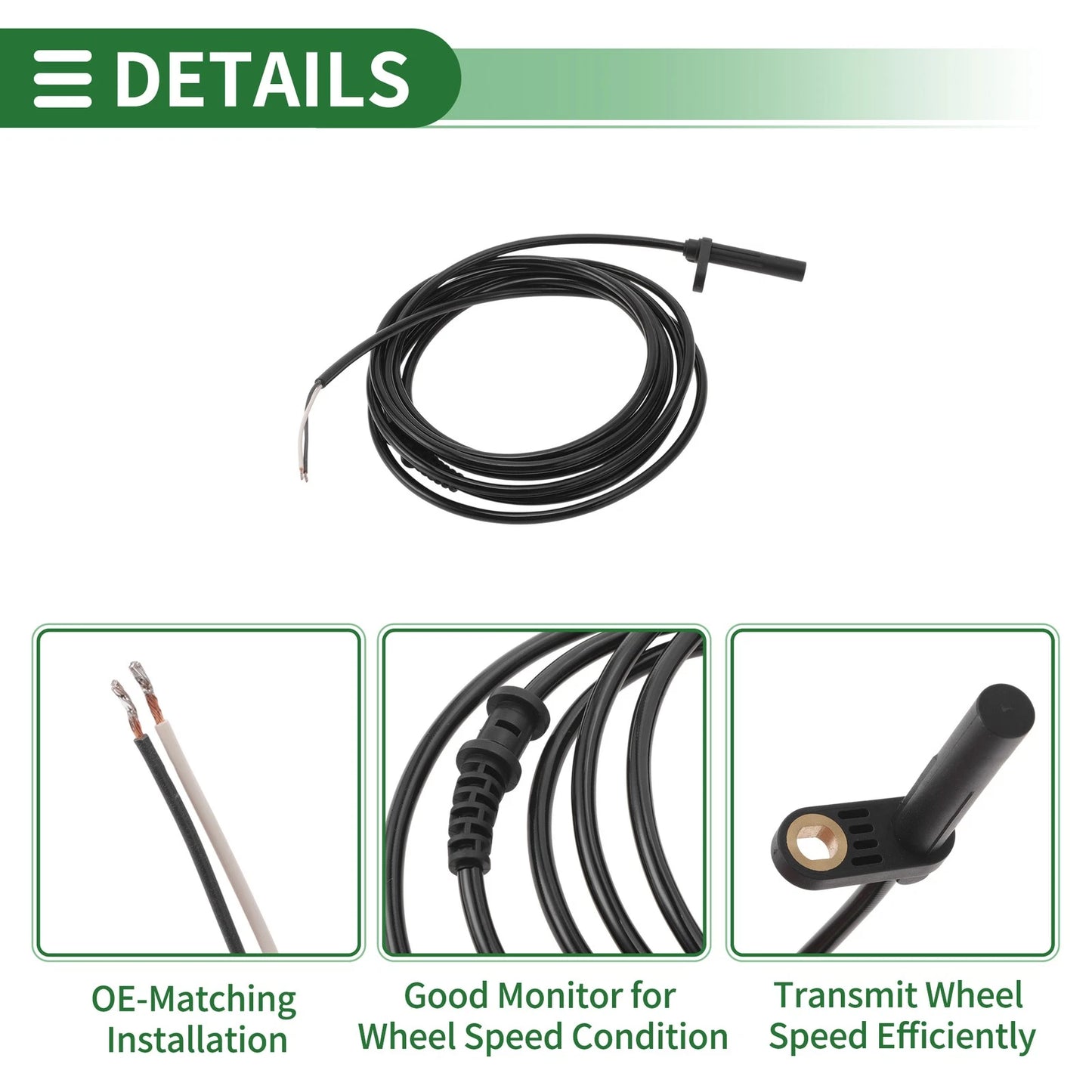 ABS Wheel Speed Sensor No.A46354017 for Mercedes-Benz AMG G63 (2019–2023)