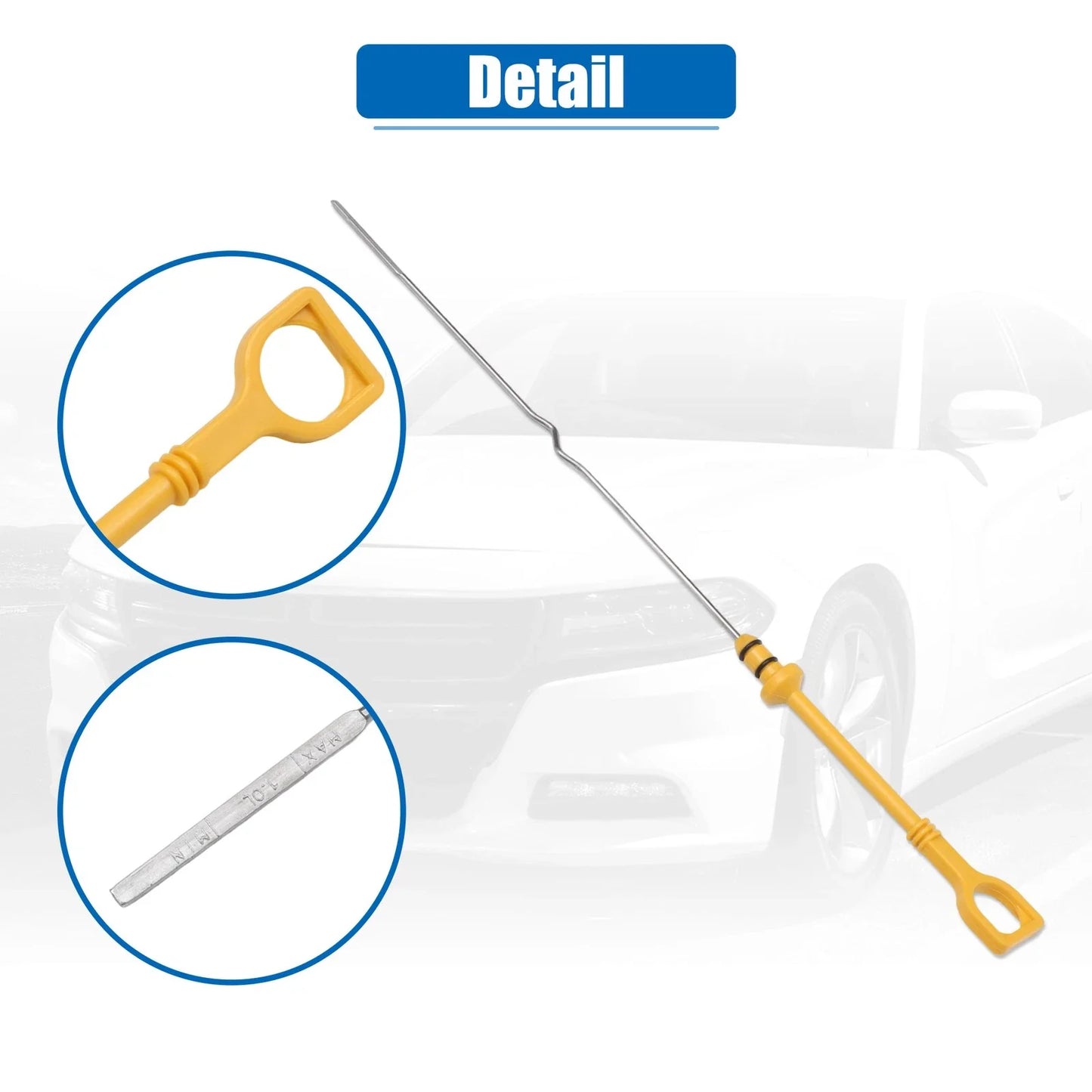 Engine Oil Level Indicator Dipstick for Chevrolet Aveo (2004-2008) Yellow
