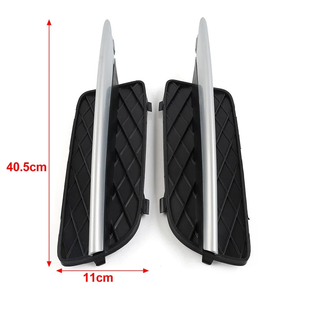 Fog Light Grille with Silver Trim for BMW X5 E70, X6 E71 (2007-2013)