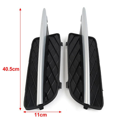 Fog Light Grille with Silver Trim for BMW X5 E70, X6 E71 (2007-2013)