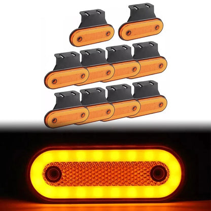 Orange Amber LED Marker Lights for Various Vehicles