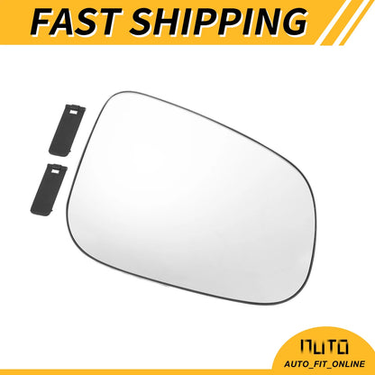 Right Passenger Side Heated White Mirror Glass for Jaguar XE XF (2015–2023)
