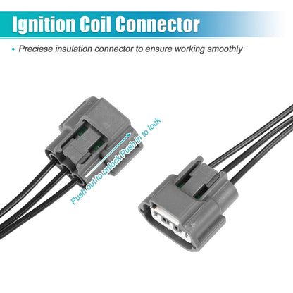 Set of 4 Ignition Coil Connectors for Nissan Frontier Titan (2005–2017)
