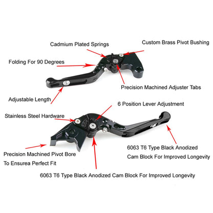 Adjustable Brake Clutch Levers for CFMOTO 800NK (2023)