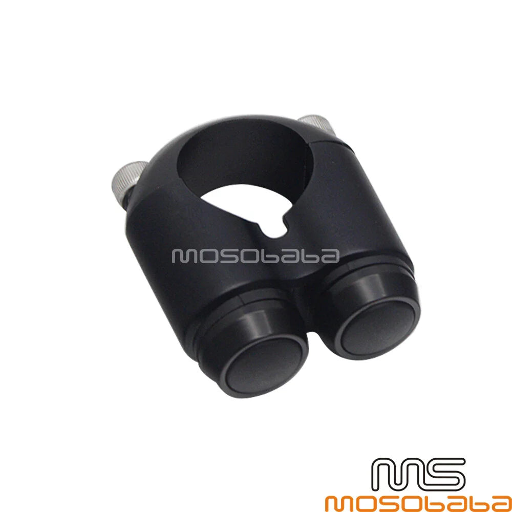 7/8" Dual Button Momentary Handlebar Switch for Harley Cafe Racer