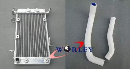 Aluminum Radiator + Yellow Hose for Suzuki LTZ400 KFX400 DVX400 (2003-2008)