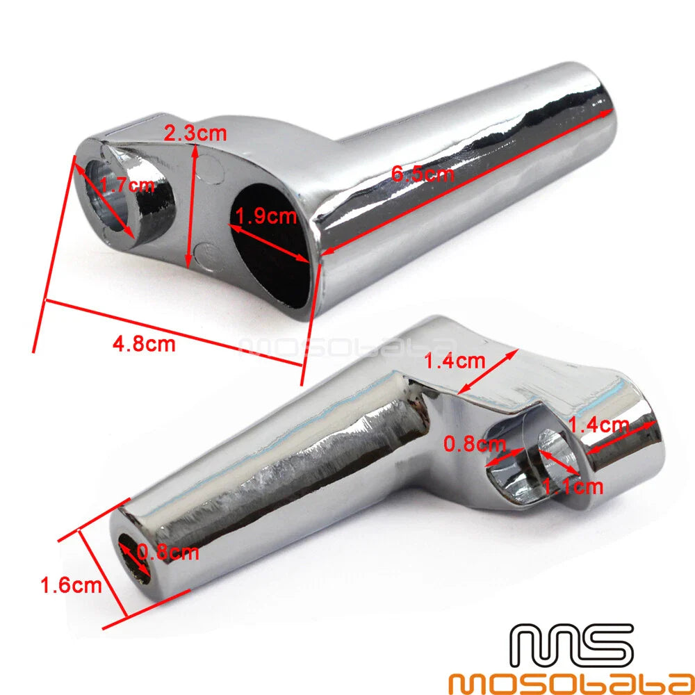 Turn Signal Relocate Brackets for Harley Sportster XL Iron 883 & Dyna (2004-2023)