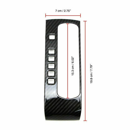 Carbon Fiber Console Shift Panel Cover for Honda Civic (2016–2020)