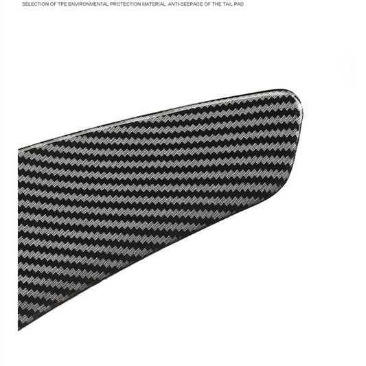 4x Carbon Fiber Door Armrest Panel Cover Trim Decor for Honda Civic (2006–2011)