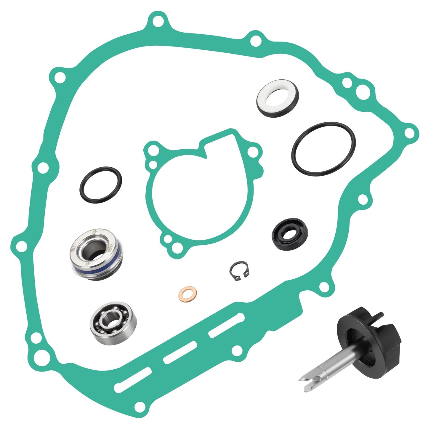 Water Pump Impeller Shaft Kit for Yamaha Viking VI 700 (2015–2020)