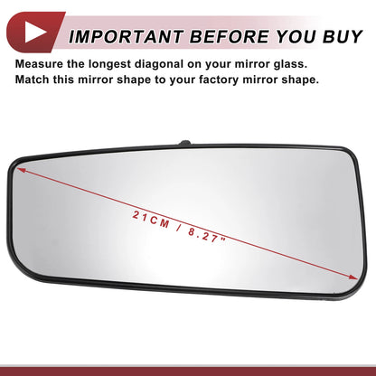 Heated Tow Mirror Glass for Ford F150 (2015–2023)