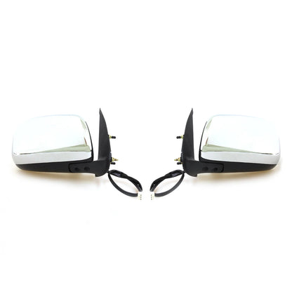 Chrome Electric Door Wing Mirror x2 for Toyota HiluxSR5 2004-2016