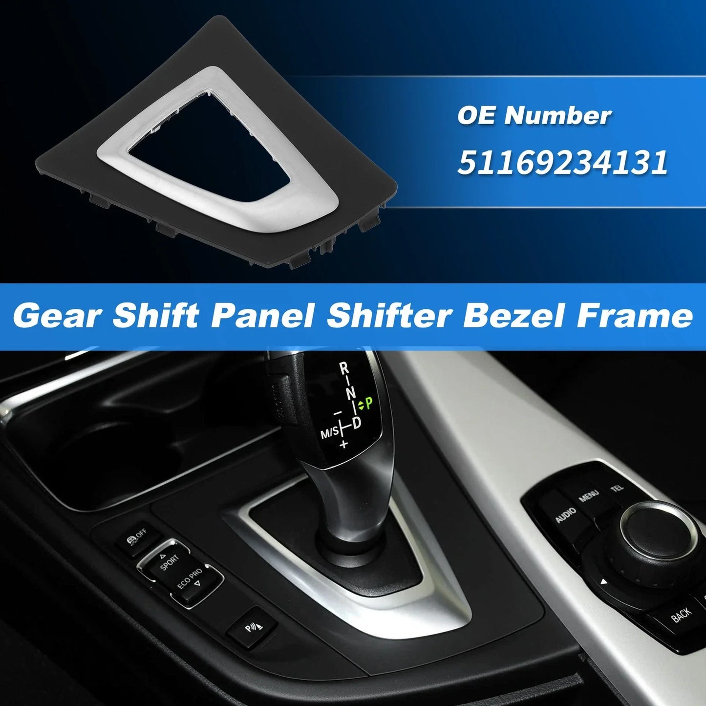 Gear Shift Panel Bezel Frame for BMW 3/4 Series F30-F34
