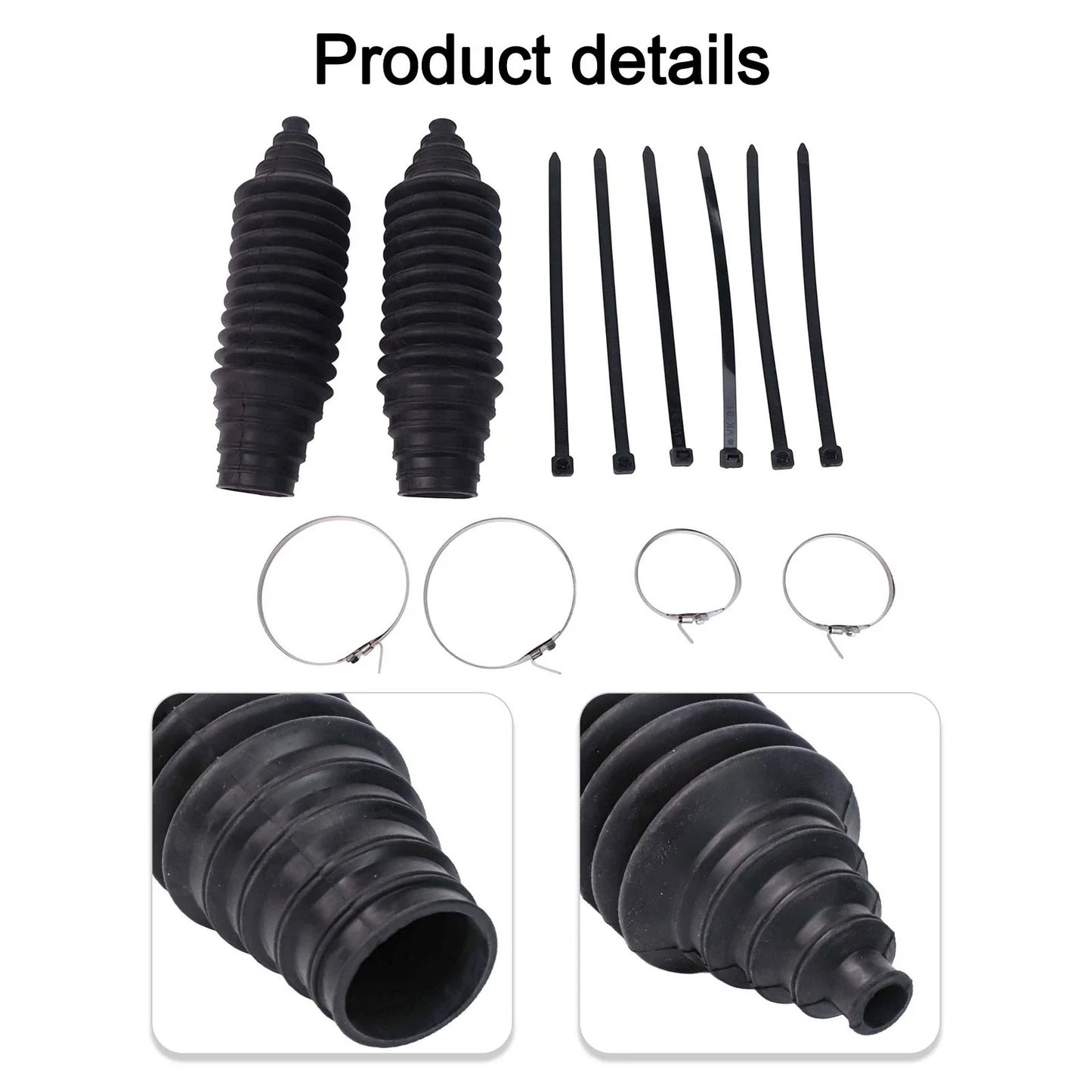 Inner Tie Rod Boot with Silicone Boots and Accessories