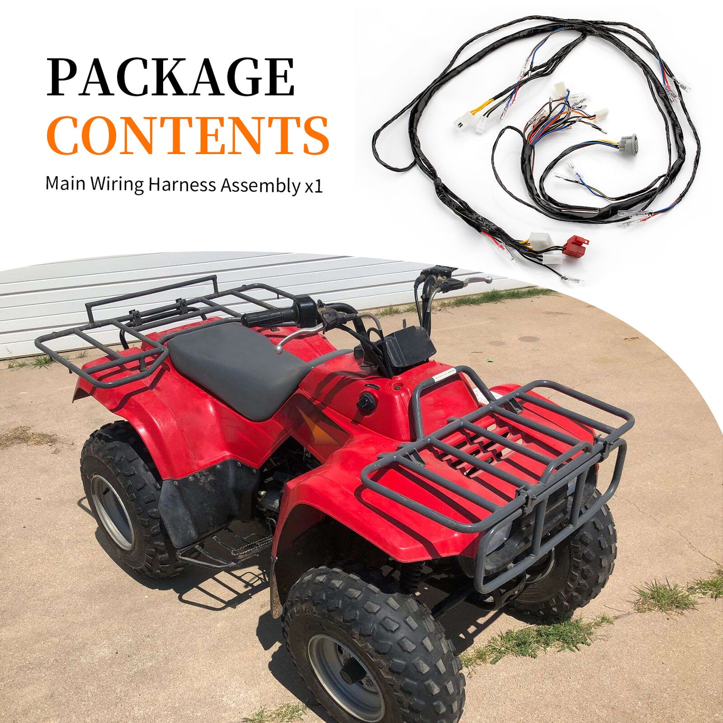 Wiring Harness for Kawasaki Bayou 220 (1999–2000)