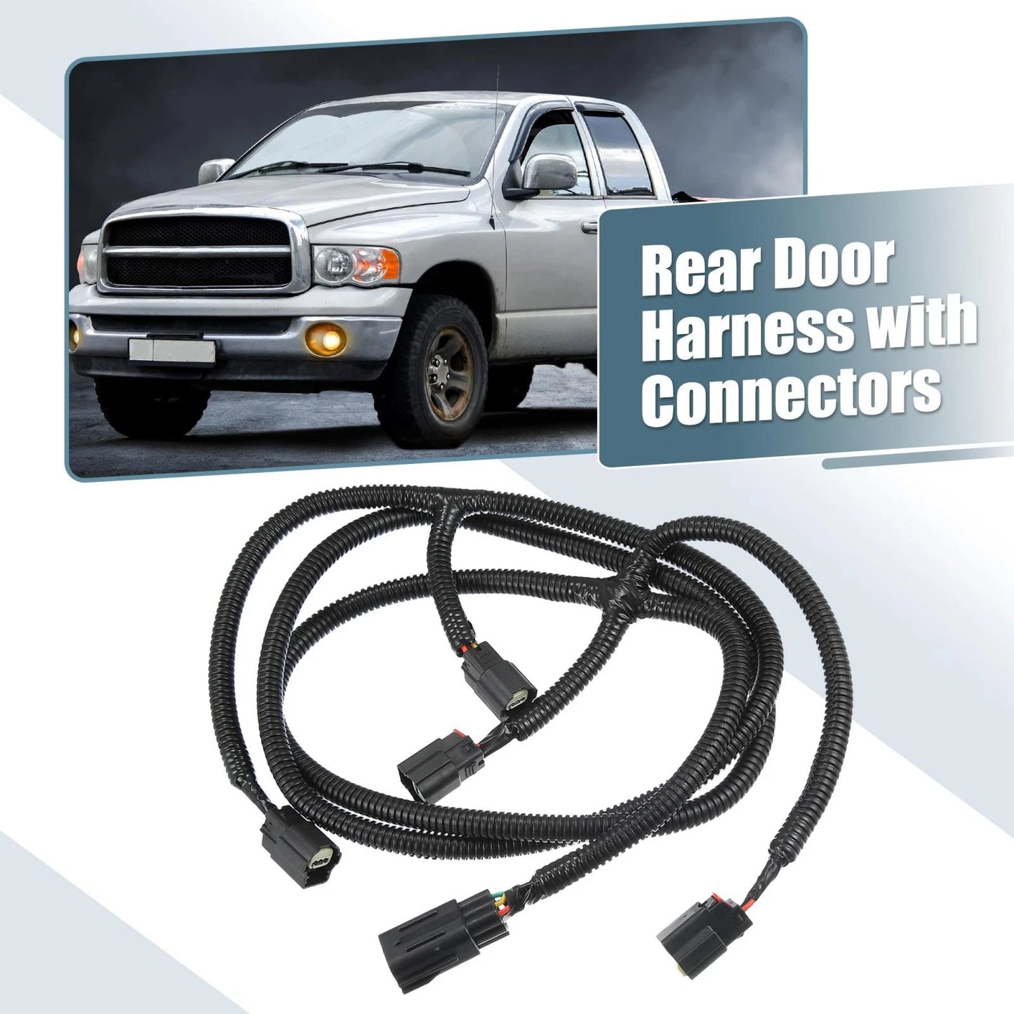 Rear Park Assist Wiring Harness 68031820AA for Dodge RAM 1500 2500 3500 (2013–2023)
