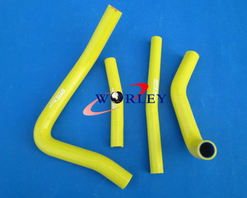 Silicone Radiator Hose for Suzuki RM250 1996-2000 - Yellow