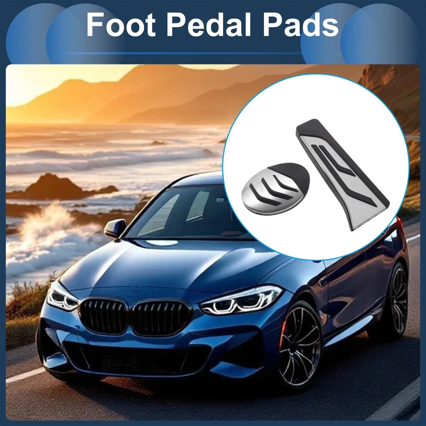Automatic Foot Accelerator Pedal Covers for BMW 1-Series (F40) (2020-2022)