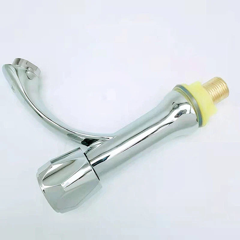 Kitchen Faucet Chrome Sink Mixer Sprayer Desk Mounted Single Handle Hose for US