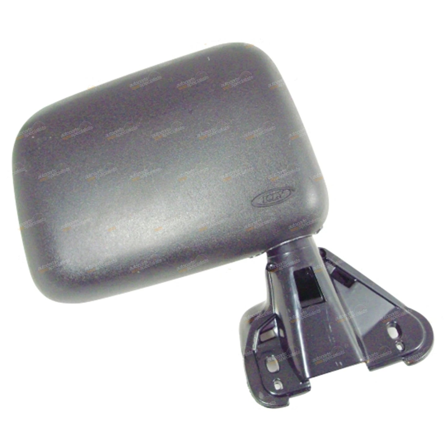 Set of 2 Black Manual Door Mirrors for Toyota Hilux (1983–2004)