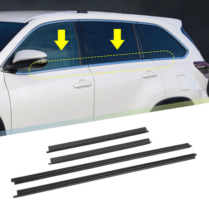 Set of 4 Window Glass Seals for Nissan D21 (1986–1997)