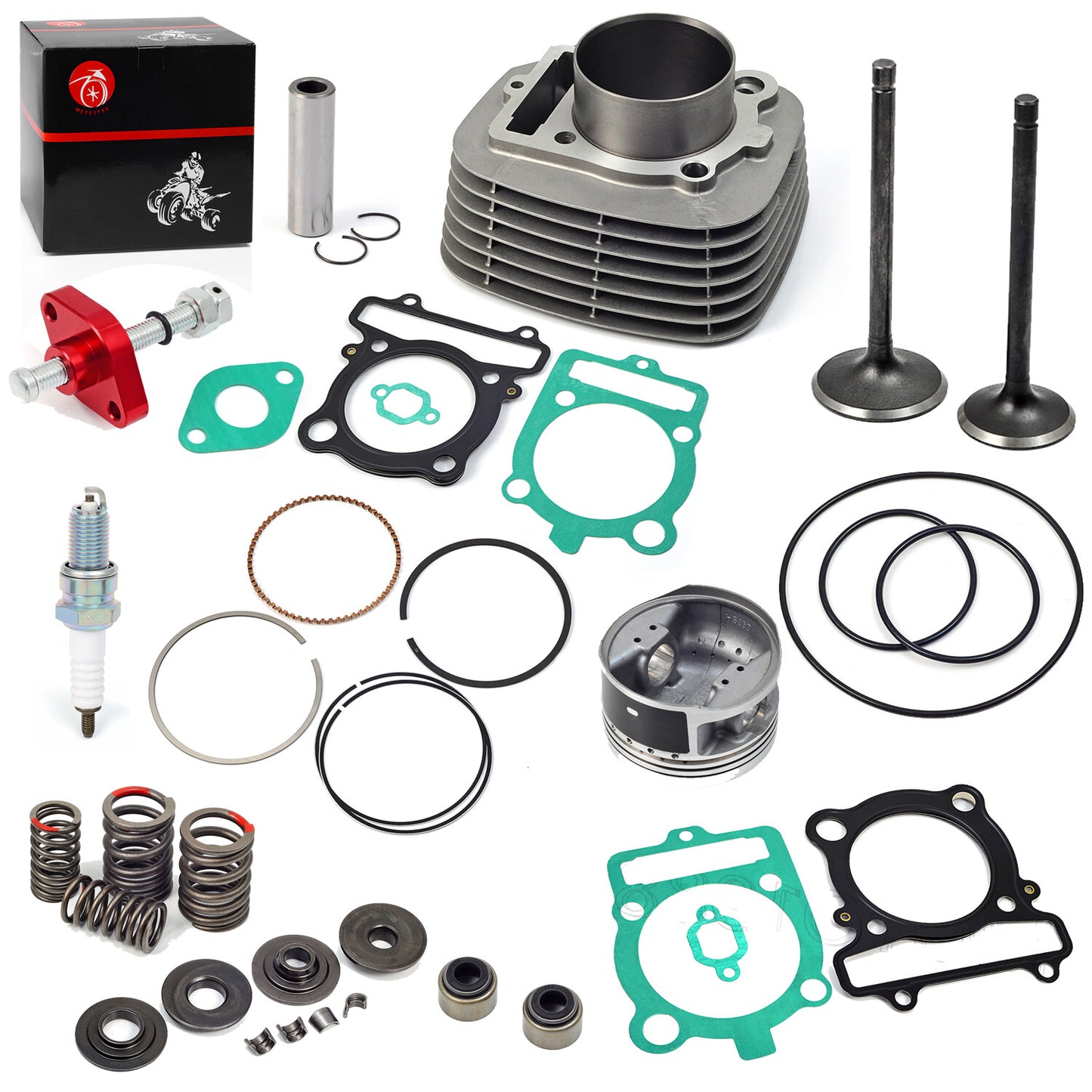 Top End Kit & Intake Exhaust Valve for Yamaha Raptor 350 (2004–2013)