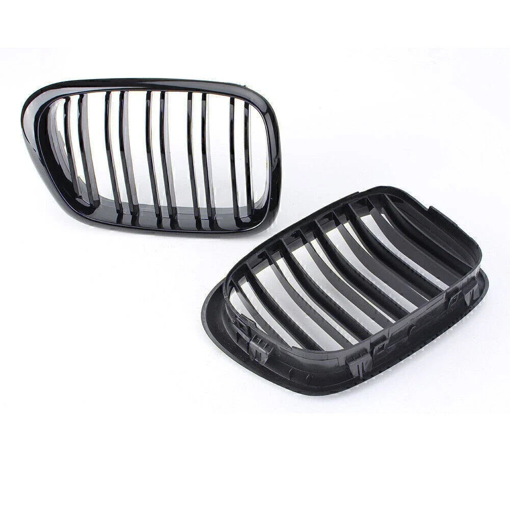 Black Front Upper Bumper Mesh Grille for BMW 5 Series E39 (1995-2004)