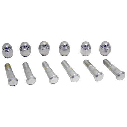 Set of 6 Wheel Studs and Nuts for Landcruiser 40 60 70 75 Series (1980–1999)