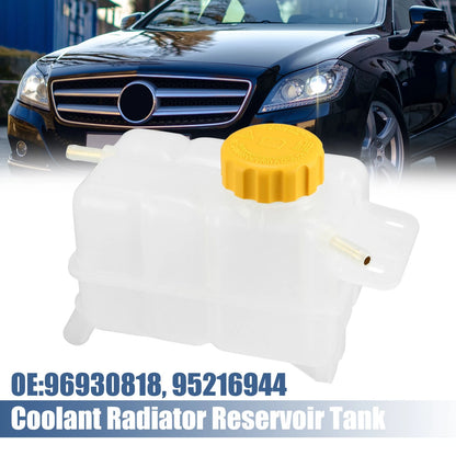 Set of 1 Coolant Radiator Reservoir Tank with Cap for Chevrolet  96930818 95216944