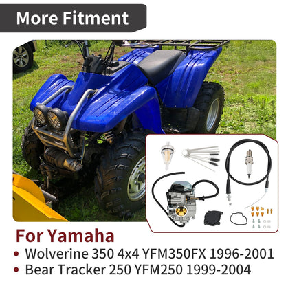 Throttle Cable for Yamaha Wolverine 350, BearTracker 250 (1995–2006)