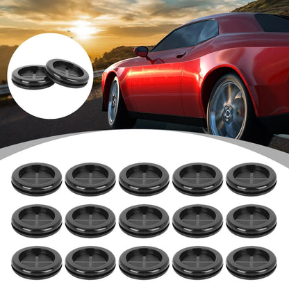 25pcs 35mm Rubber Grommets for Car Electric Cable Protector (Fits Various Models)