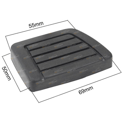 Rubber Clutch Brake Pedal Pad for Datsun 260C (1973–1979)
