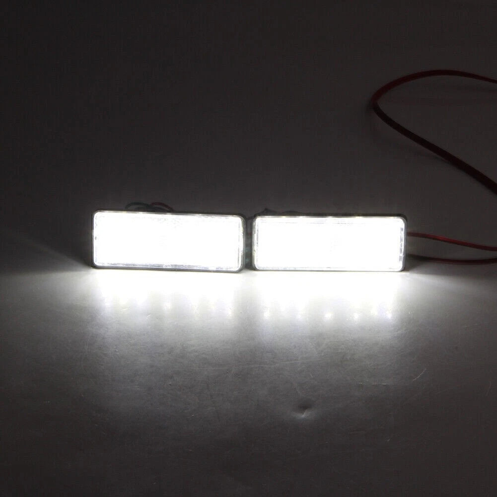 2X LED Reflector Turn Signal Tail Brake Light Universal