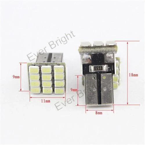 Bright White T10 1206 12 SMD 12 LED Map Reading Light Bulb for Car