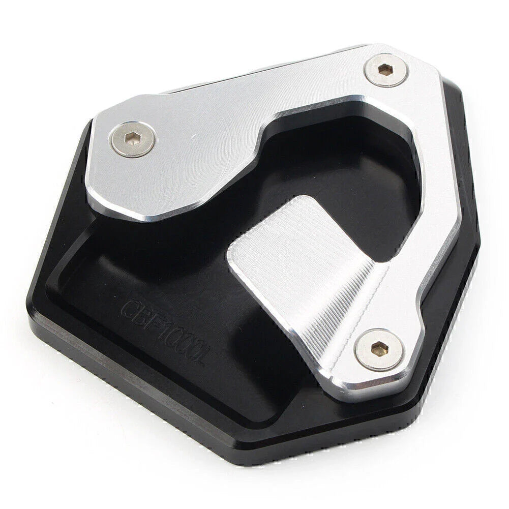 Side Stand Foot Enlarger Kickstand Plate for Honda CRF1000L Africa 2016-2017 Black