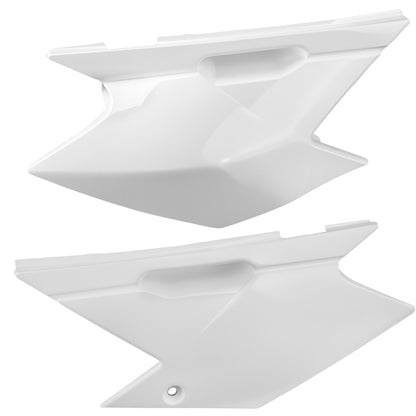 Set of 2 Rear Side Covers for Kawasaki KLX140L KLX140G KLX140 (2008–2024) White
