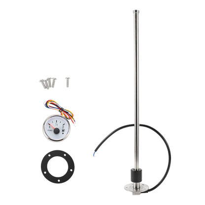 Fuel Sending Unit and Gauge Kit 240-33 Ohm 510mm for Boat Car Truck