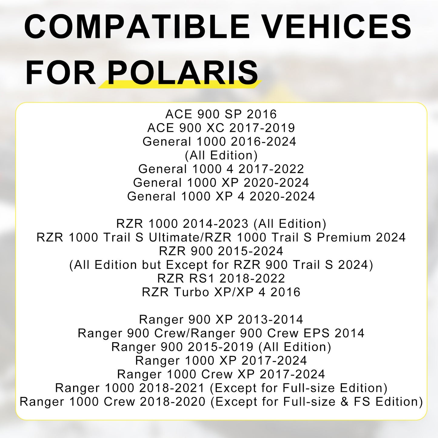 Engine Cylinder Head Gasket Seal for Polaris Ranger RZR General ACE (2015–2023)