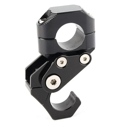 CNC 22MM 7/8" Handlebar Hook for Scooter - Helmet Luggage Bag Hanger Black