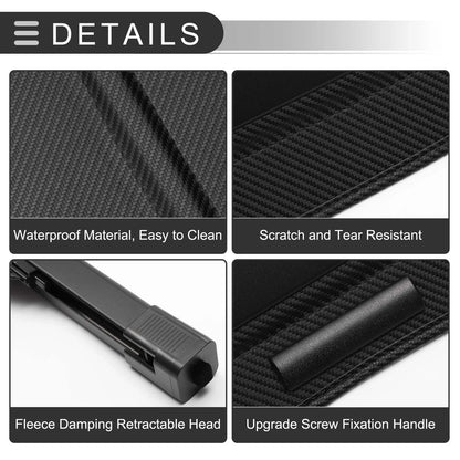 Retractable Cargo Cover for Dodge Caliber 2007-2012 Black Carbon Fiber