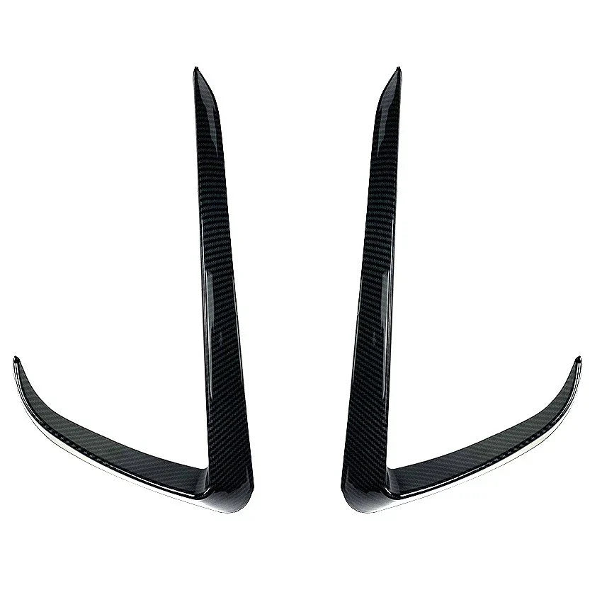 Adhesive Bumper Side C Canards Covers Trims for Tesla Model Y (2020–2024)