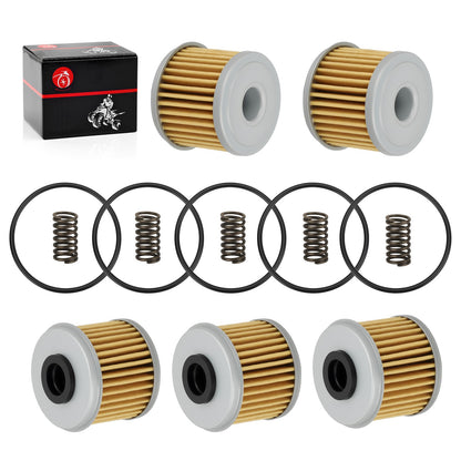 5X Oil Filter Set for Honda TRX450R/TRX450ER (2004–2014)