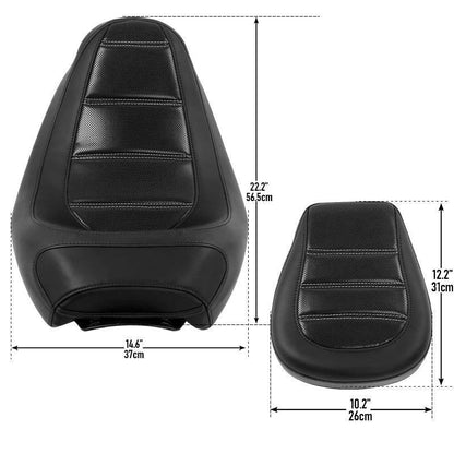 Driver Passenger Seat Pillion for Harley Touring Street Road Glide (2009-2023)