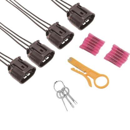 4 x Ignition Coil Connector Harness for Mitsubishi Outlander, Lancer (2003-2015)