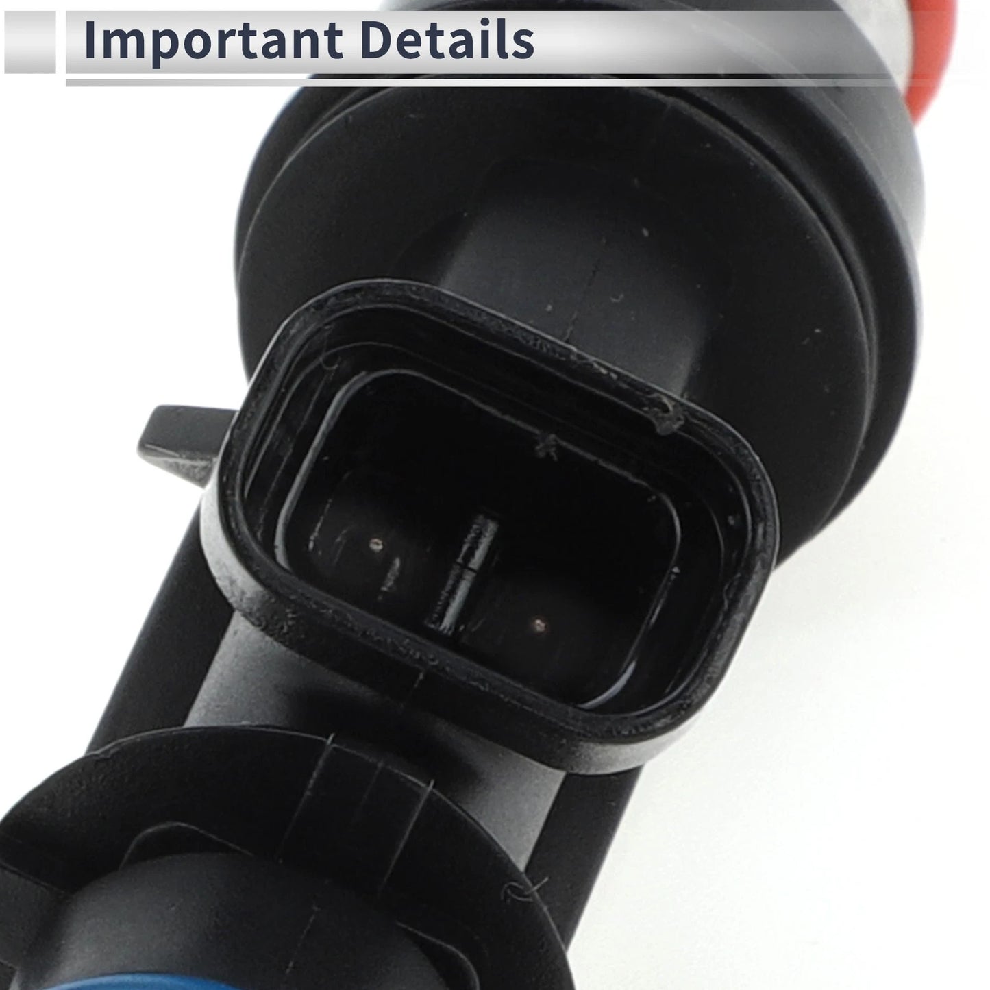 Fuel Injector No. 25313185 for Chevrolet Trailblazer (2002–2007) 1 Pc Black