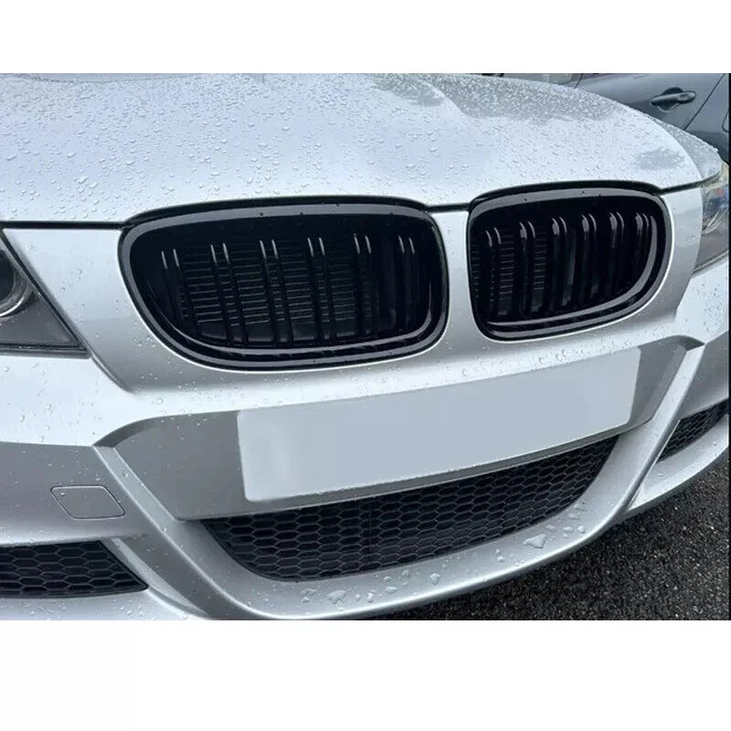 Gloss Black Front Kidney Grille for BMW E90 E91 (2009–2011)
