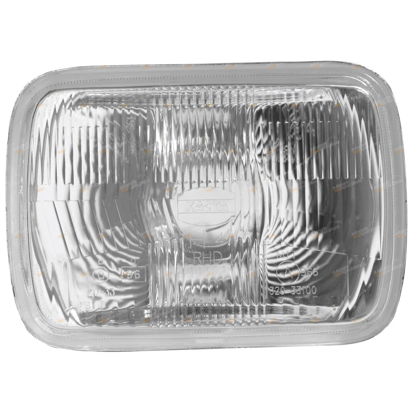 Set of 2 Universal Headlights for Ford Courier/Mitsubishi Triton (1982–2006)