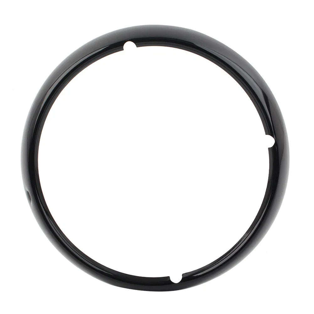 7" Headlight Trim Ring Visor Light Cover for Harley Touring Electra Street Glide