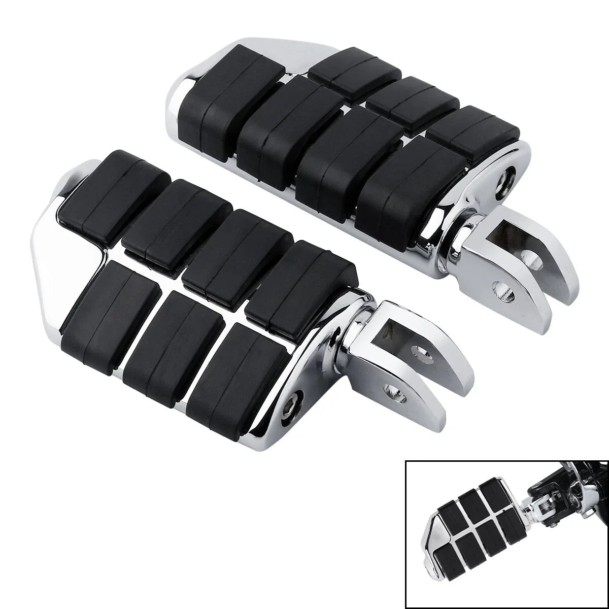 Driver & Passenger Footpegs Mount Bracket for Harley Street Bob (2018-2025)