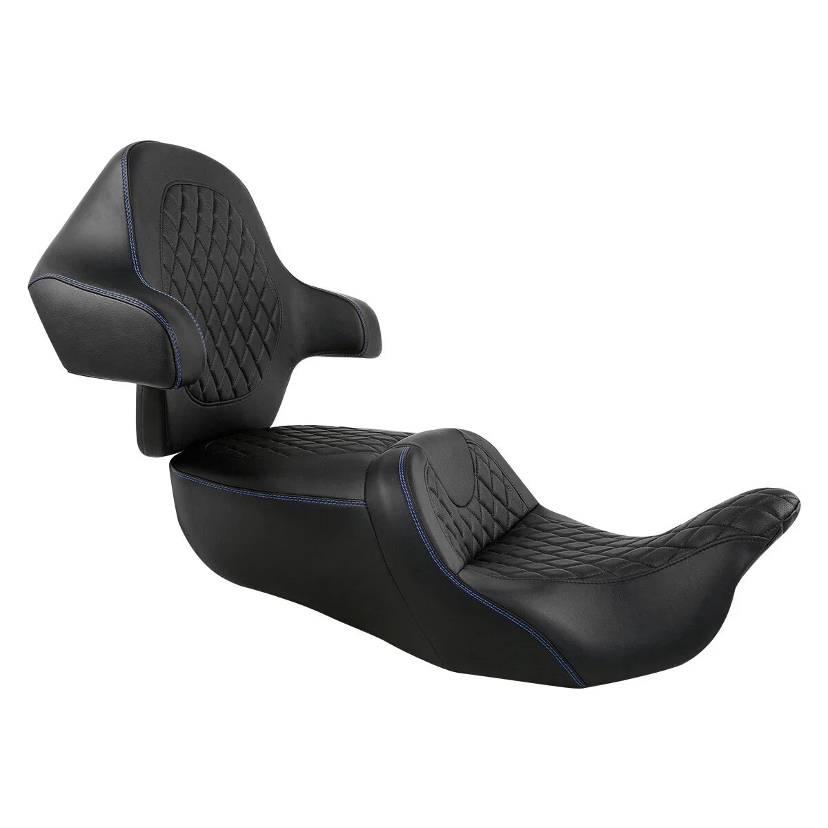 Driver Passenger Seat Backrest Pad for Harley Touring Road Glide (2014-2023)